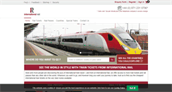 Desktop Screenshot of internationalrail.com