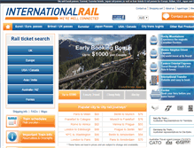 Tablet Screenshot of internationalrail.com.au